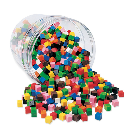 LEARNING RESOURCES Centimeter Cubes, PK1000 2089